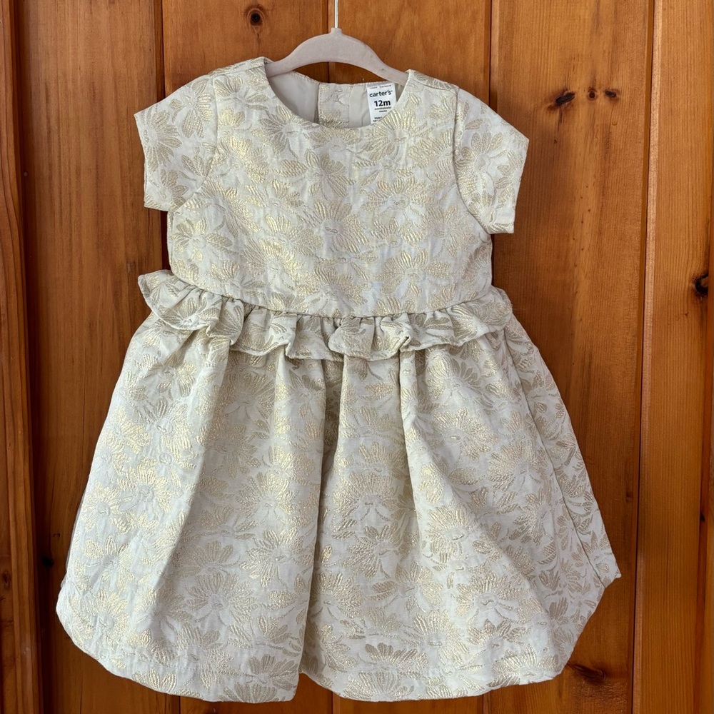 Infant girls holiday party dress 12M